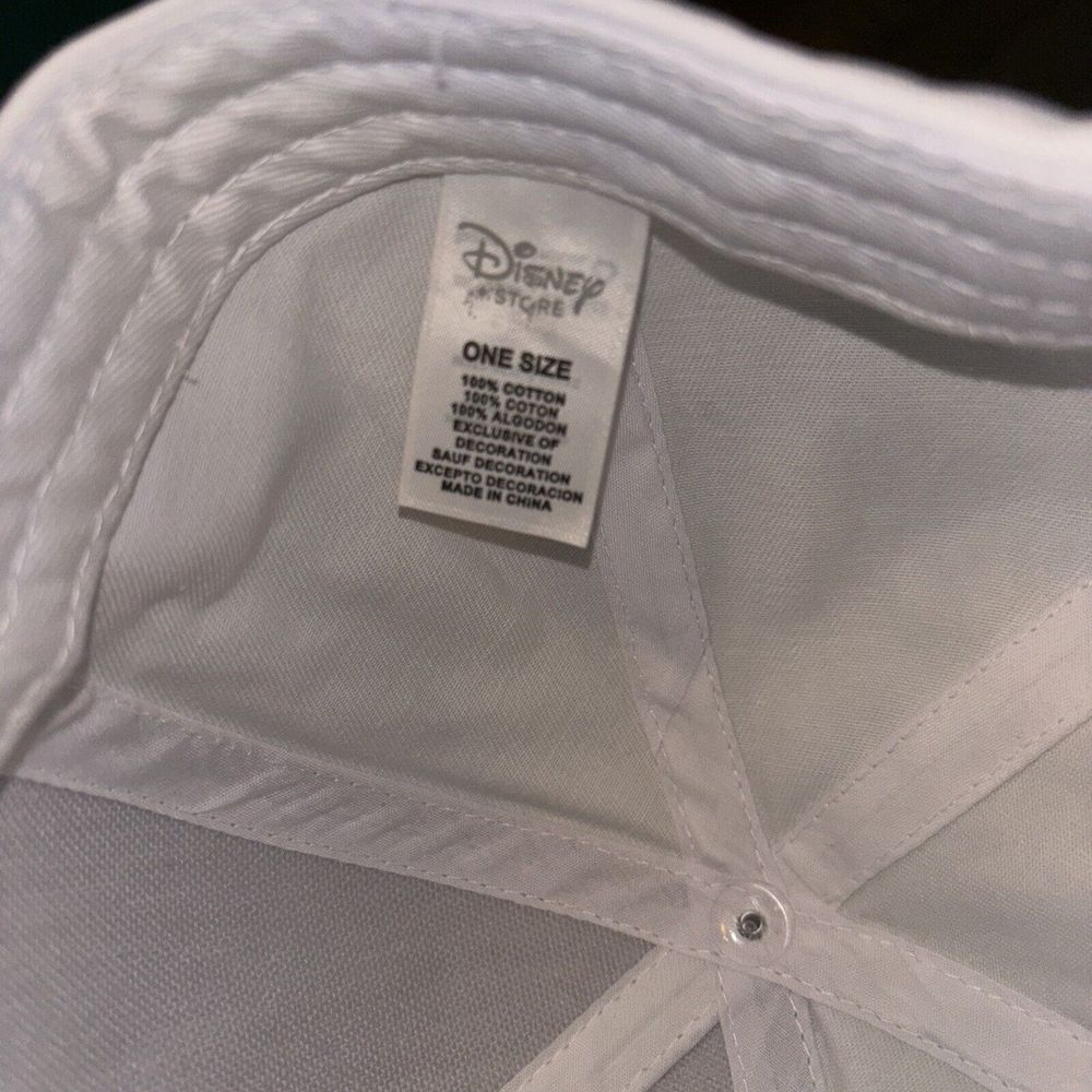 Mickey Mouse‎ San Francisco Skyline Disney Store White Cap Hat Adjustable Retro - Picture 7 of 7